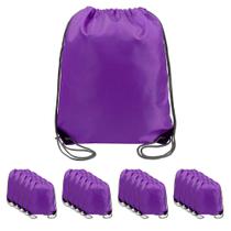 Mochila com cordão beeGreen Purple, 20 unidades para homens e mulheres
