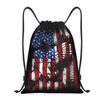 Mochila com cordão Pazacon Eagle Outline American Flag