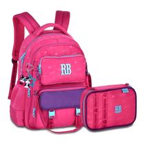 Mochila com Estojo Box Kit Rebecca Bonbon Bolsa Adolescente