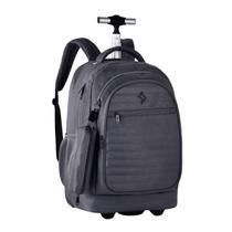 Mochila Com Haste Rodinha Versátil Com Compartimento Laptop