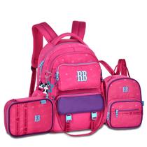 Mochila com Lancheira e Estojo Box Kit Escolar Feminino Rebecca Bonbon Mochila com Lancheira e Estojo Box Kit Escolar Feminino Rebecca Bonbon