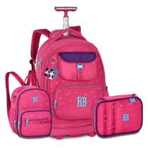 Mochila Com Lancheira e Estojo Box Kit Escolar Rebecca Bonbon Mochila Com Lancheira e Estojo Box Kit Escolar Rebecca Bonbon