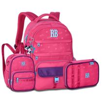 Mochila com Lancheira e Estojo Box Rebecca Bonbon Kit Escolar Mochila com Lancheira e Estojo Box Rebecca Bonbon Kit Escolar