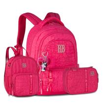Mochila com Lancheira Multifuncional e Estojo Rebecca Bonbon Mochila com Lancheira Multifuncional e Estojo Rebecca Bonbon