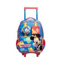 Mochila com Rodas 16 Mickey Y - Xeryus Cor:Azul Mochila com Rodas 16 Mickey Y - Xeryus Cor:Azul