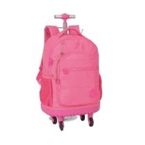 Mochila com Rodas 360º Barbie Pink Rosa