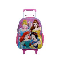 Mochila com Rodas Alças 14 Princesas R - Xeryus
