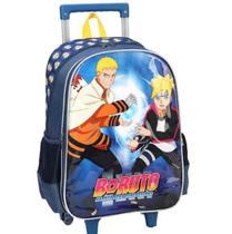 Mochila com rodas boruto azul un