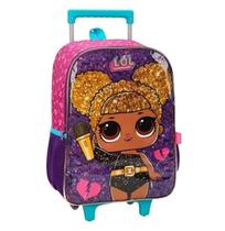 Mochila com Rodas Carrinho LOL Original Infantil Luxcel