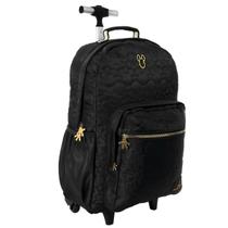 Mochila Com Rodas Escolar Preta Mickey Mouse Disney - Xeryus Mochila Com Rodas Escolar Preta Mickey Mouse Disney - Xeryus