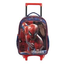 Mochila Com Rodas Escolar Relevo 3d Infantil Homem Aranha Spider-man Xeryus 13370