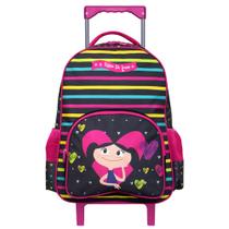 Mochila com Rodas Escolar Show da Luna Eu Quero Saber - YINS
