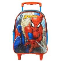 Mochila com Rodas Homem Aranha 14 Spider Man X1 PRETO