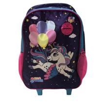 Mochila com rodas kit rosa un up4u