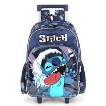 Mochila com rodas stitch azul un