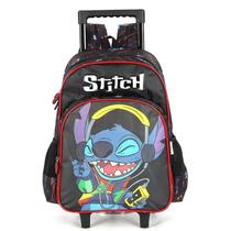 Mochila com rodas stitch preto un