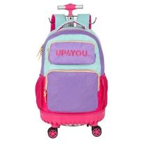MOCHILA COM RODAS UP4YOU ROXO MC49062UP-RX Roxo