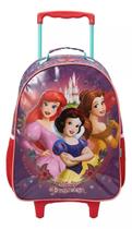 MOCHILA COM RODAS XERYUS PRINCESAS X1 13141 Roxo