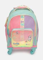 Mochila com Rodinha 360 Color Block Rosa - Puket