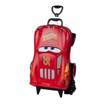 Mochila com Rodinha 3D - Carros McQueen - Diplomata