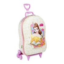 Mochila com Rodinha 3D - Princesa Bela - Diplomata