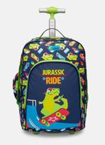 Mochila com rodinha dino skate puket