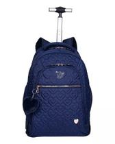 Mochila Com Rodinha G Capricho Crush Sestini Azul - 75894