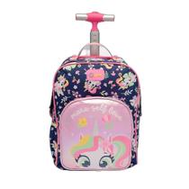 Mochila com Rodinha Menina Unicórnio - Puket