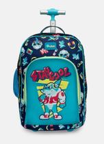 Mochila com Rodinha Menino Tubarão Hip Hop Puket Mochila com Rodinha Menino Tubarão Hip Hop Puket