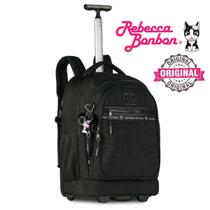 Mochila com Rodinha Rebecca Bonbon Sweet Original Nova Coleção Cor:Preto