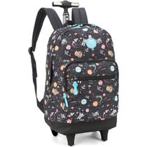 Mochila com Rodinha UP4YOU BLAH GD PT Mochila com Rodinha UP4YOU BLAH GD PT