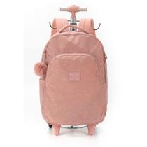 Mochila com Rodinha UP4YOU Crinkle G Nude