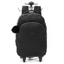 Mochila com Rodinha UP4YOU Crinkle G Preta Mochila com Rodinha UP4YOU Crinkle G Preta