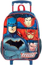 Mochila Com Rodinhas 14 Liga Da Justiça Fearless - Xeryus (23522)