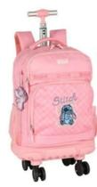 Mochila Com Rodinhas 360 Juvenil Stitch Disney - Luxcel