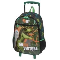 Mochila Com Rodinhas Adino Venture Dinossauro Pacific 998X01