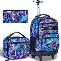 Mochila com rodinhas AGSDON para meninas, mulheres de 21 polegadas com rodas Mochila com rodinhas AGSDON para meninas, mulheres de 21 polegadas com rodas