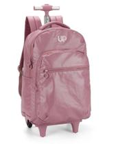 Mochila com Rodinhas Crinkle Rose Up4You - Luxcel Mochila com Rodinhas Crinkle Rose Up4You - Luxcel