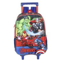 Mochila com Rodinhas dos Vingadores: Homem de Ferro, Capitão América, Hulk e Thor, The Avengers Mochila com Rodinhas dos Vingadores: Homem de Ferro, Capitão América, Hulk e Thor, The Avengers