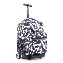 Mochila com rodinhas J World New York Sunrise Kids Camo 18 polegadas