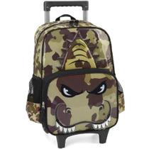 Mochila Com Rodinhas Luxcel UP4YOU Crocodilo Marrom Mochila Com Rodinhas Luxcel UP4YOU Crocodilo Marrom
