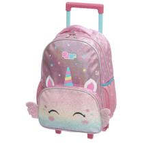 Mochila com Rodinhas Pack Me Magic Dreams Pacific Rosa Mochila com Rodinhas Pack Me Magic Dreams Pacific Rosa