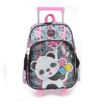 Mochila com Rodinhas Panda 37702 Preto Luxcel Up4You Mochila com Rodinhas Panda 37702 Preto Luxcel Up4You
