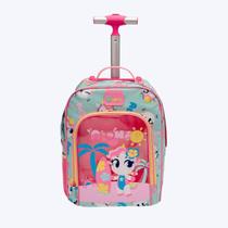 Mochila com Rodinhas Pequena Unicórnio Aloha Puket 050403808