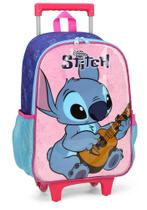 Mochila com Rodinhas Stitch Roxo - Luxcel 2024 Mochila com Rodinhas Stitch Roxo - Luxcel 2024