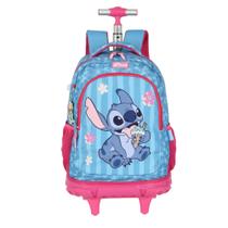 Mochila com Rodinhas Stitch Sorvete UP4YOU MC50102SC Lançamento 2026 Mochila com Rodinhas Stitch Sorvete UP4YOU MC50102SC Lançamento 2026