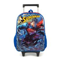 Mochila com rodinhas Supeman Azul Luxcel