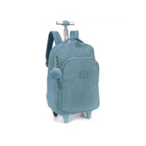 MOCHILA COM RODINHAS UP4YOU CRINKLE AZUL Azul MOCHILA COM RODINHAS UP4YOU CRINKLE AZUL Azul