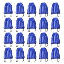 Mochila con Cordón a Granel 20 Piezas Impermeable 33x41 cm Azul Real Mochila con Cordón a Granel 20 Piezas Impermeable 33x41 cm Azul Real