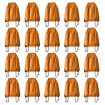 Mochila con cordón al por mayor 20 unidades poliéster impermeable 33x41 cm